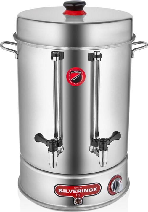 Çevirmeli Metal Musluklu Çay Makinesi 120 Bardak