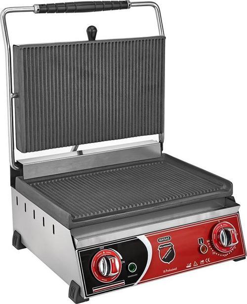 Elektrikli, Altı Düz Tost Makinesi 16 Dilim