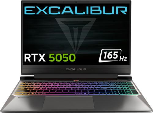 Excalibur G880 i7-13620H 32GB 1TB 8GB RTX5050 165HZ 15.6" W11H Gaming Laptop G880.1362-DF50A-C