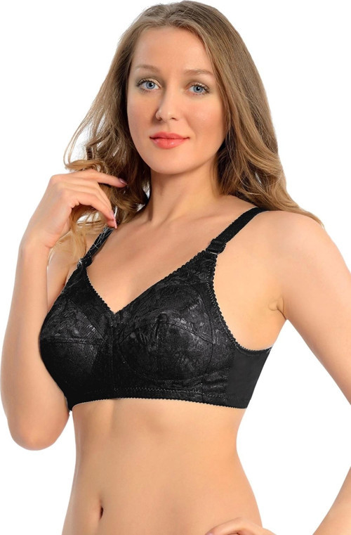 Siyah Dantelli Toparlayıcı Sütyen - 507