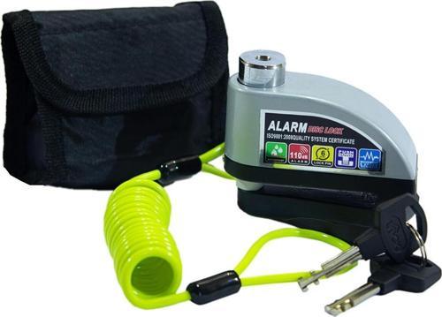 DİSK KİLİT HSB125 GRİ ALARMLI KABLOLU