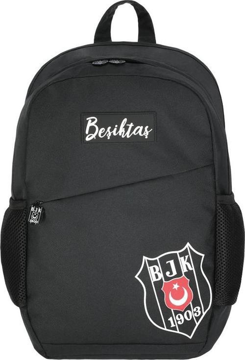 Me Okul Sırt Çantası Beşiktaş Gümüş Logo Detaylı Comfort  45x38 Cm 25334