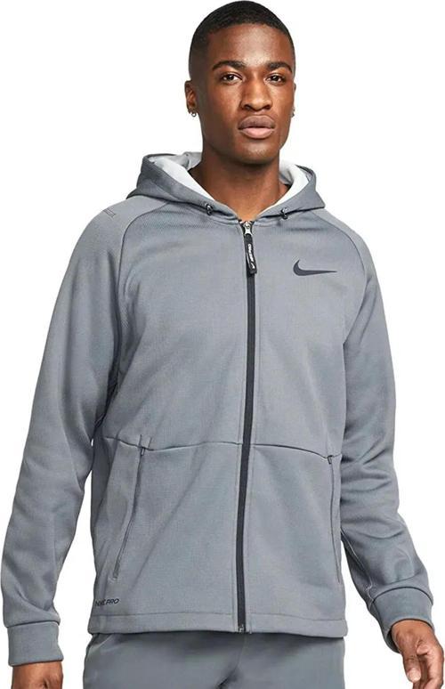 Pro Terma Fit Sphere Full Zip Men's Hoodie Erkek Kapüşonlu Terma Fit Sweatshirt Gri