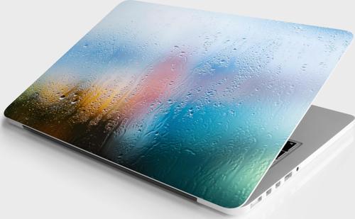 Laptop Sticker Notebook Pc Kaplama Etiketi Yağmur Damlası