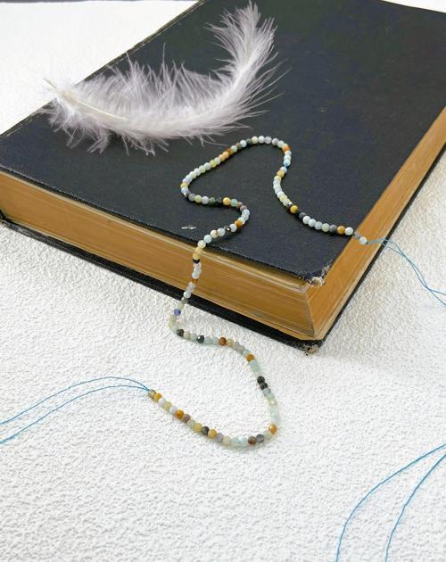 AMAZONİT DOĞALTAŞ DİZİ 2-3 MM