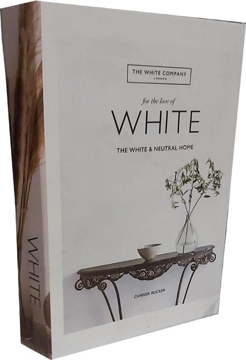 068 Whıte Dekoratif Kitap Kutusu