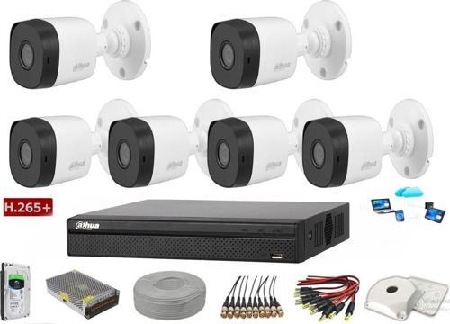 6 Kameralı 2 Mp Ahd Güvenlik Kamera Sistemi hac-B1A21-0360B