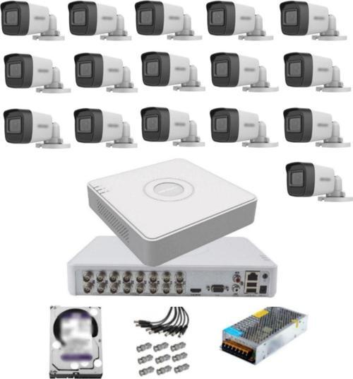 Haıkon 16 Kameralı Güvenlik Kamera Hazır Set 2 Tb Hdd 7/24 -2Tb Kayıt Kapasiteli Sistem