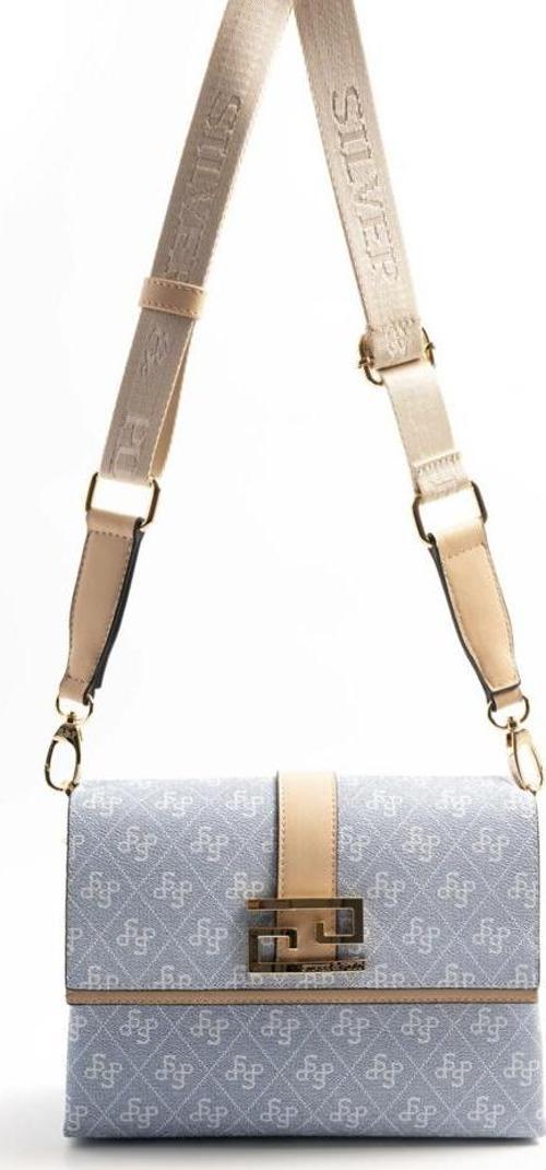 Kadın Çapraz Çanta 1009-46515 SILVER POLO ÇAPRAZ BAYAN ÇANTASI M178 MAVİ-MAT TEN