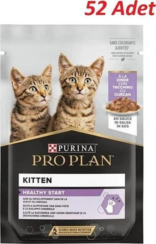 Pouch Sos İçinde Hindili Yavru Kedi Konservesi 85 Gr*52 Adet