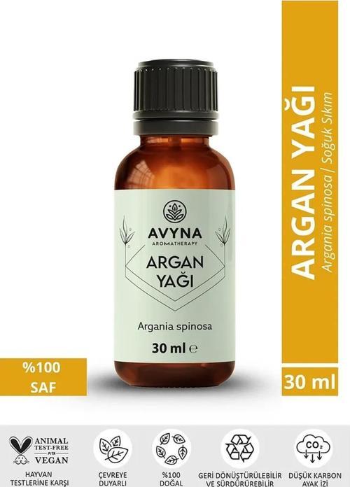 Avyna Argan Yağı 30 ml Soğuk Sıkım %100 Saf ve Doğal