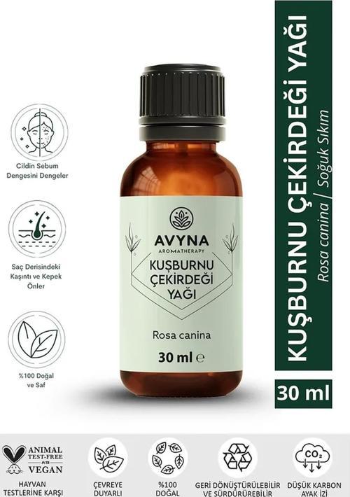 Kuşburnu Çekirdeği Yağı 30 ml Soğuk Sıkım %100 Saf ve Doğal