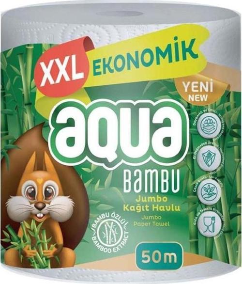 Kağıt Havlu 3 Katlı Jumbo Paket XXL Bambu (50 Metre)