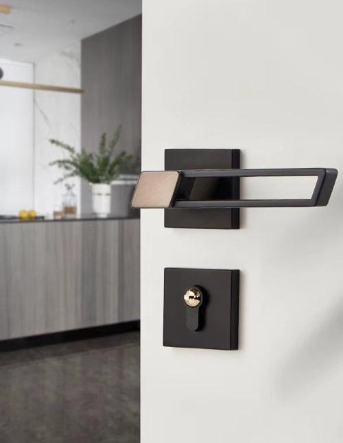9903 Minimalist Sessiz Kapı Kolu Kilit Seti