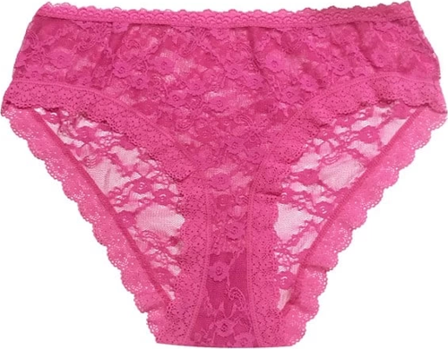Berrak Kadın Pembe Renk Dantelli Bato Külot 11197