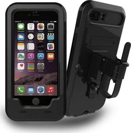 Iphone 7 / 8 Plus Su Geçirmez Motosiklet Bisiklet Telefon Tutucu
