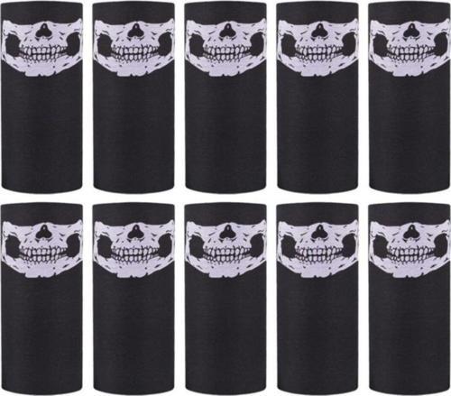 Danger Buff Bandana Boyunluk Maske Saç Bandı 10'Lu Paket