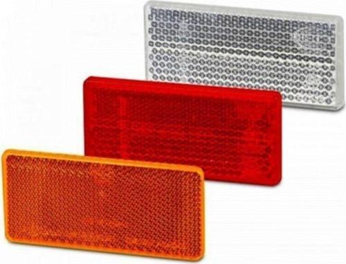 Aj.Ba Beyaz Dikdörtgen Reflektör Yapışkanlı