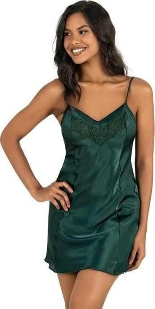 Miss Yeşil Kısa Saten Gecelik 8231