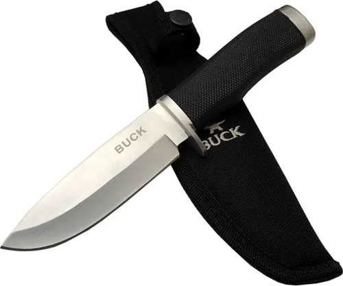 7-7 Siyah Av / Outdoor Bıçak 22cm - Siyah Sap, Kılıflı