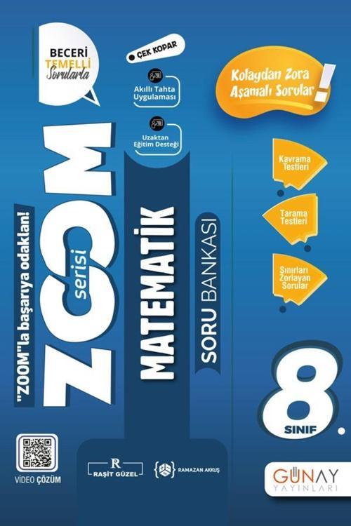 Günay 8.Sınıf  Zoom Matematik Soru Bankası 22-23