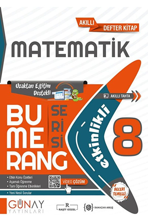 8. Sınıf Lgs Bumerang Serisi Matematik Soru Bankası / Kolektif / Günay Yayınları / 9786257150866