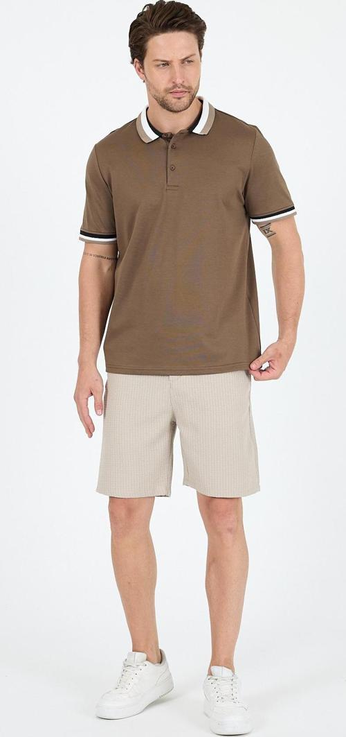 Erkek Polo Yaka TShirt  Rahat Kesim Yazlık Spor Tişört 5030