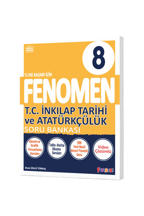 8. Sınıf T.C. Inkılap Tarihi Ve Atatürkçülük Fenomen Soru Bankası (9786057790880)