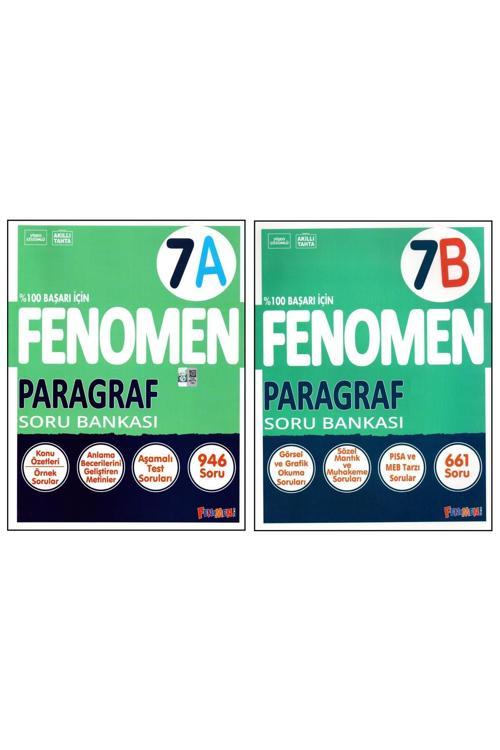 Fenomen 7. Sınıf Paragraf (A)+(B) Soru Bankası 2 Kitap
