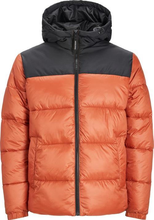 Jack Jones Jjetoby Puffer Hood Sn Erkek Turuncu Mont 12235859-23