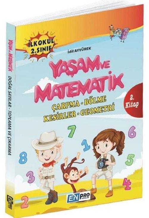 İlkokul 2.Sınıf 2.Kitap-Çarpma-Bölme-Kesirler-Geometri-Yaşam ve Matematik