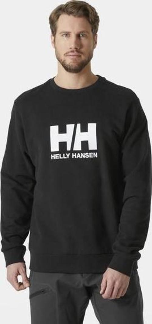 Hh Logo Crew 2.0 Sweatshırt Erkek Siyah Sweatshirt Hha.30395-hha.990