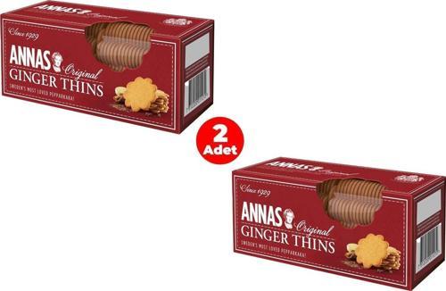 Original Ginger Thins Zencefilli Bisküvi-Kurabiye 150 gr (2 Adet)