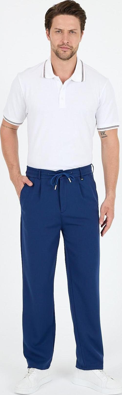 Erkek Duble Paça Baggy Jogger Eşofman Altı Pantolon Rahat Kalıp Günlük Şık Spor Giyim 3665