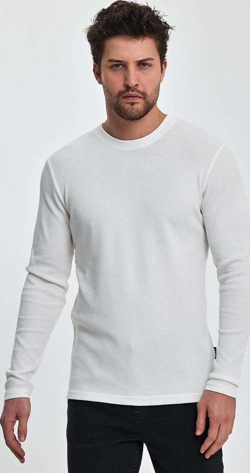 Erkek Bisiklet Yaka Uzun Kol Sweat T-shirt RD24YE005073