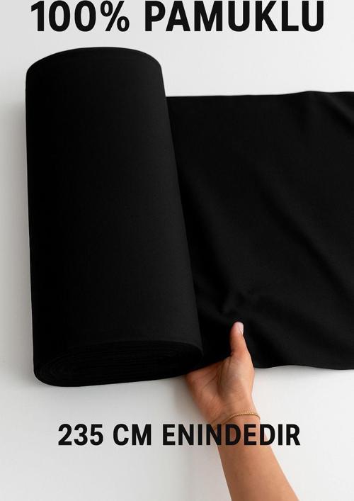 Ham Siyah Kumaş – Amerikan Bezi – Punch & Astar Kumaşı – Kırlent, Runner, Masa Örtüsü, Döşemelik