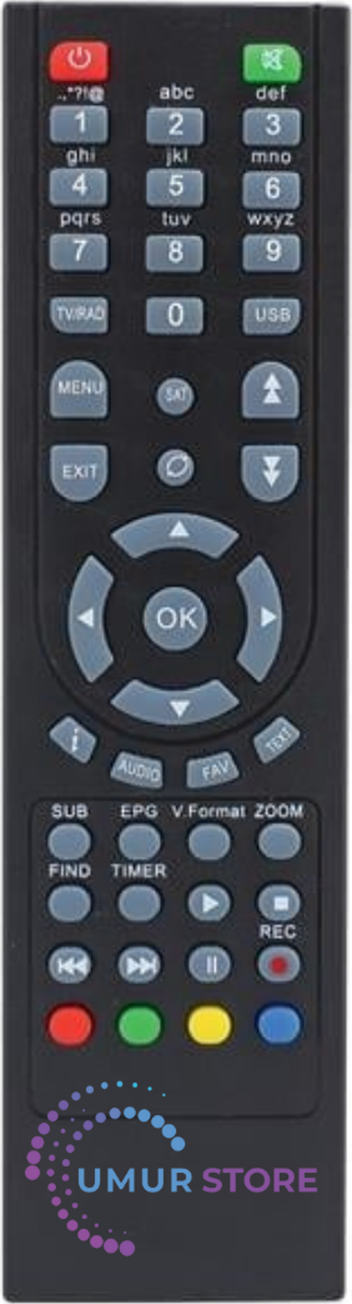 HT-1050 HD Uydu Alıcısı Kumandası