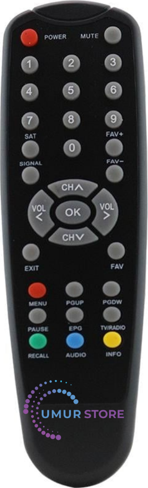104000-104500-107000 Uydu Alıcı Kumandası