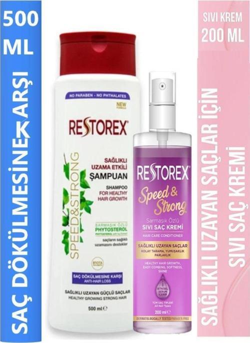 Saç Dökülmesine Karşı 500 Ml&Speed Strong Sıvı Saç Kremi 200 Ml