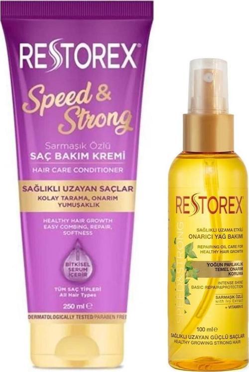 Sarmaşık Özlü Saç Bakım Kremi 250 Ml + Restorex Onarıcı Saç Bakım Yağı 100 Ml