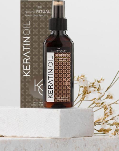 Aşırı Yıpranmış Saçlar Için Keratin Bakım Yağı 100 Ml