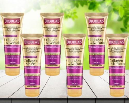Saç Dökülmesine Karşı Collagen&Keratin Bakım Kremi 250 Ml 6 Adet