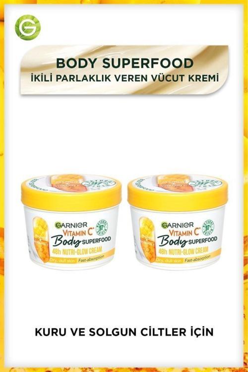 2'Li Body Superfood C Vitamini Parlaklık Veren Vücut Kremi Seti