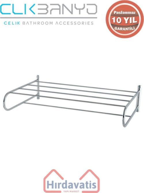 Paslanmaz Pirinç Bella Tel Raf Havluluk 45Cm