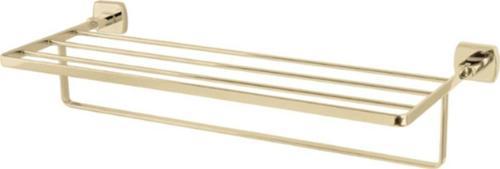 Paslanmaz Pirinç Milano  Raf Havluluk 50Cm Altın Sarı Gold