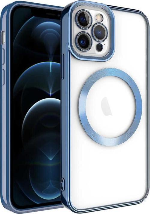 iPhone 12 Pro Uyumlu Kamera Korumalı Magsafe Wireless Şarj Özellikli Lazer Kesim Silikon Kapak