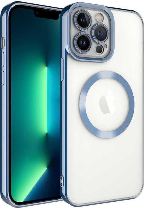 iPhone 13 Pro Uyumlu Kamera Korumalı Magsafe Wireless Şarj Özellikli Lazer Kesim Silikon Kapak