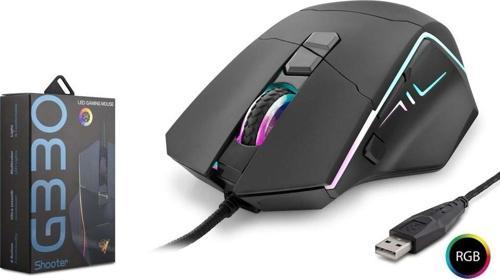 Destroyer G340 Rgb 6 Buttons Usb 6400 Dpı Kablolu Oyuncu Mouse (1,40Cm Kablo Uzunluğu)