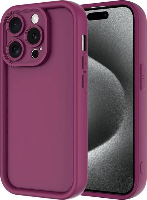 iPhone 14 Pro Max Uyumlu Kamera Korumalı Çıkıntılı TPU Silikon Kılıf