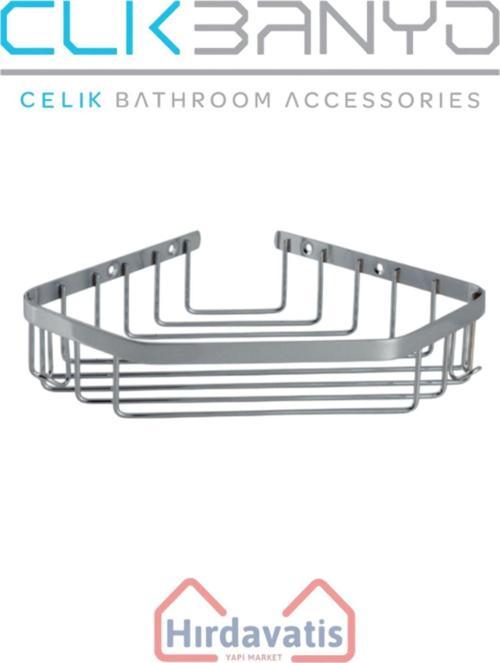 Selen 304 Tekli 19X19Cm Sabunluk Şampuanlık Ve Köşe Süngerlik